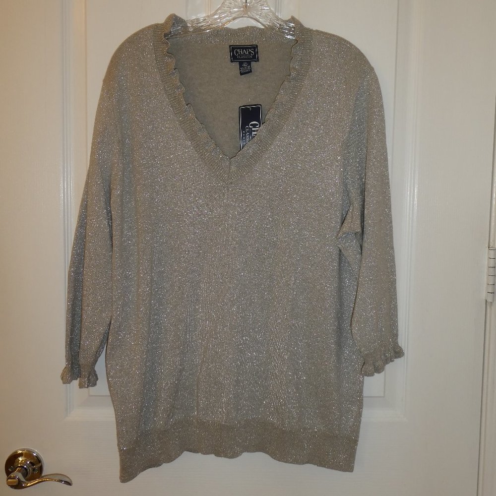 NEW Chaps Pull Over Sweater Women’s Size 2X